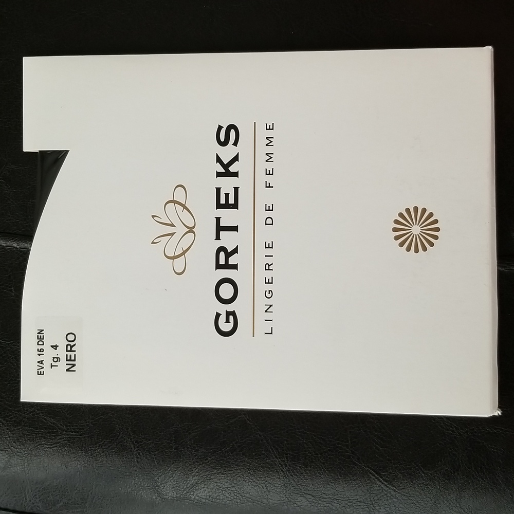 GORTEKS. Tights. 15 DEN. Nero/Black Size 4